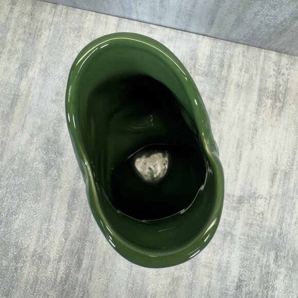 GLUGGLE JUG  By Wade Ceramics 11.5" tall Lovely Rich Green Very Good Condition - Picture 6 of 10